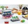 A set of food containers EMHOUSE, 3 pcs, color mix