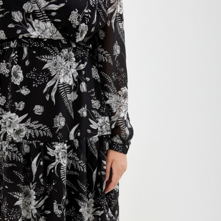 Women's dress MIST PLUS-SIZE, R.50, Black-3