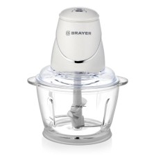 Измельчитель BRAYER BR1403, стекло, 500 Вт, 1 л, белый
