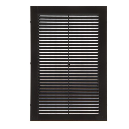 Ventilation grate "Cosmetic" luxury L200KR, 200x300mm, with a net, indescribable, brown