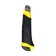Chancellery knife 18 mm Plastic with met., Director, latch, rubberized mix in blister