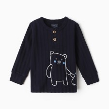 Longsliv children, dark blue color, height 86 cm