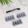 The machine is a razor and 12 interchangeable cassettes, compatible with Gillette Mach3