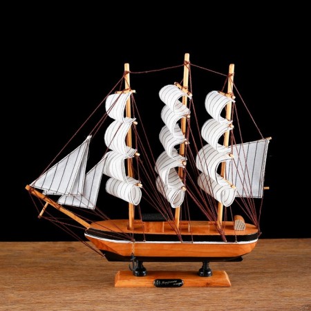 Ship "In Search of Treasures", 32 × 31cm
