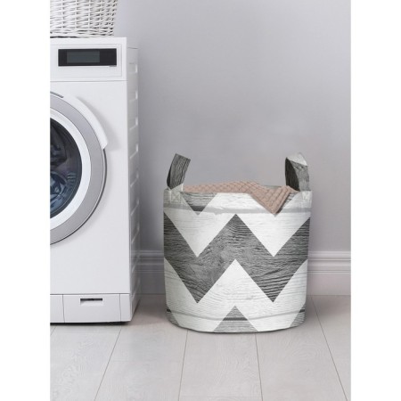 Basket for storage of things "everyday zigzag", size 35x35 cm