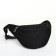 Lightning waist bag, black color