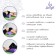 Massage roller SANGH, 45x15 cm, purple color
