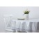 Finished tablecloth Meiwa, d = 178 cm, white color