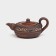 Teapot for brewing "Altai", Angob, red clay, 0.5 liters