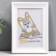 Photo frame plastic L-1 10x15 cm white (plastic screen)
