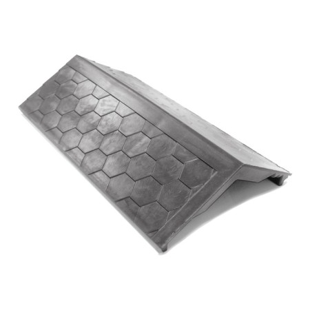 PPK parapet for a fence span, 50 × 28.5 × 2.5 cm, black, “flexible tile”-2