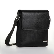 Male bag, black color