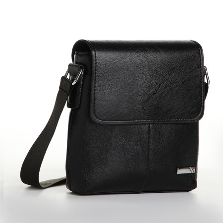 Male bag, black color