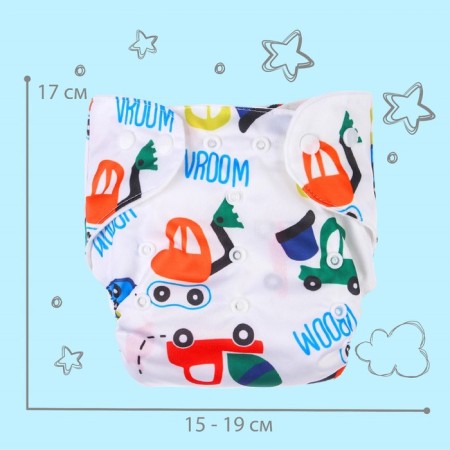Reusable diaper "cars"-3