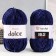 Yarn "Dolce" 100% micropoliester 120m/100g (756 marine)