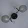 Acapulko chandelier 2x60W E27 is brown, gold 48x28x24cm