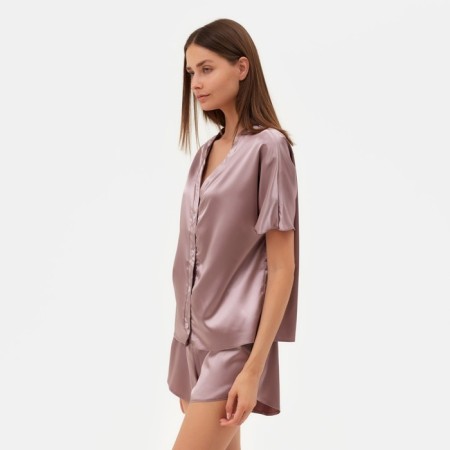 Pajamas (shirt, shorts) Women's Minaku: Light Touch Color Violet, Rr. 42-4