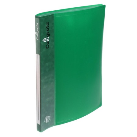 Folder with 30 A4, 600 μm inserts, calligrata, 15 mm, green-1