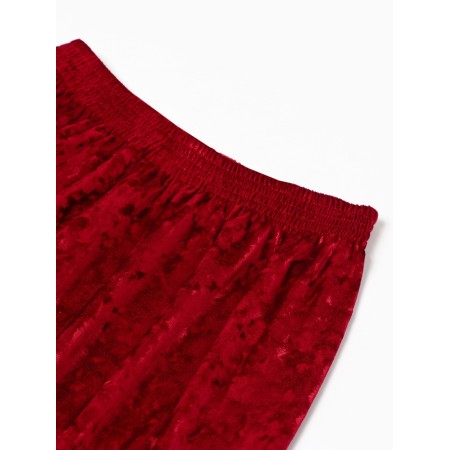 Women's costume (jacket, trousers) KAFTAN, size 44-46, burgundy color-11