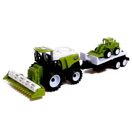 Combine inertial "Farmer", with a tractor and trailer, mix-6