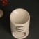 Aroma lamp ceramics "after the night there is always dawn" White 7.2x7.2x11.6 cm