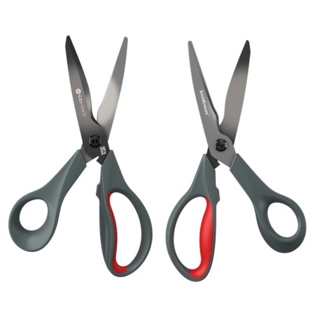Scissors 3 in 1, Erichkrause "Santoku", 20.5 cm, for paper, coach, nippers, blister-3