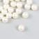 Set of beads "needlework" plastic, diameter 10 mm, 25 g, milk