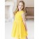 Bella dress, height 98 cm, yellow color