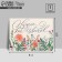 Mini postcard "tender as a flower", flowers, 8 × 6 cm