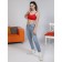 Top female, size 44-46, red color