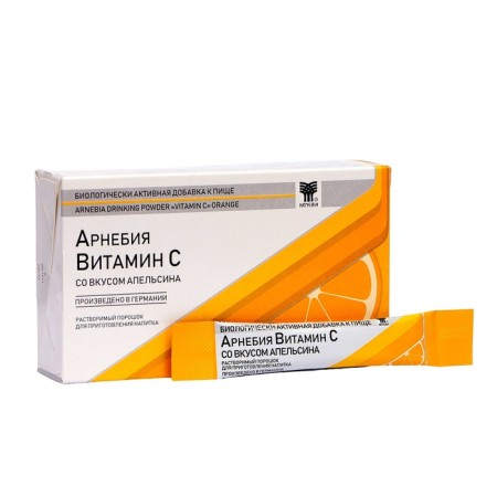 Vitamin C "Arnebia", with an orange taste, 10 Sasha 5 g