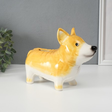 Копилка керамика "Корги-шарик" 8,2х23,4х15,7 см-2