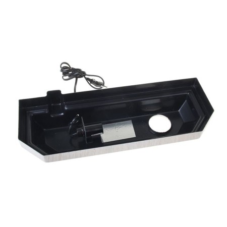 Aquarium "Panoramic" with a lid, 25 liters, 44 x 18.5 x 31/36 cm, bleached oak-3