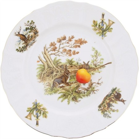 Dining set 6/24 BERNADOTTE, Decor "Hunting Stories", 24 subjects-10