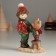 Souvenir Polystone "Baby with a bear" 8.5x5x13 cm