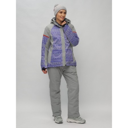 Ski suit, size 60, purple color-28