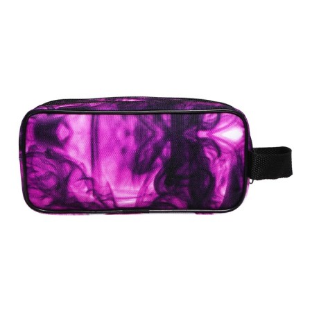 School Penal on the zipper Calligrata, 2 departments, purple-black-3