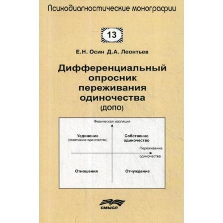 Differential questionnaire of experience of loneliness (Dopo). Osin E.N., Leontiev D.A.