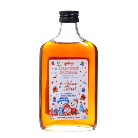 New Year's honey balm Altai "Immino-vitamin", 250 ml-3