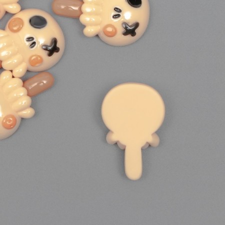 Decor for creativity Plastic "Freezing Skull" 2.8x1x0.8 cm-1