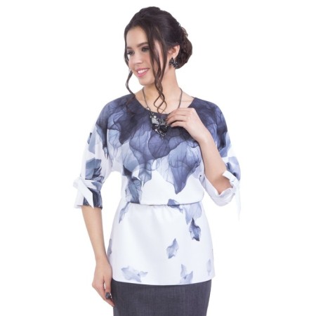 Female blouse, size 42, white color