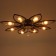 Chandelier 2138/8 E27 40W black and gold 80x80x20 cm Bayerlux