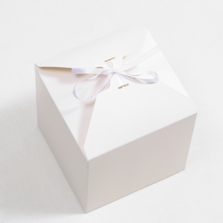Folding white box, 14 x 14 x 14 cm-1