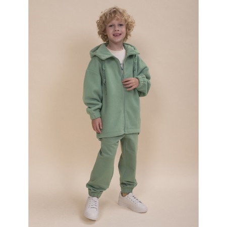 Jacket for boys, height 146 cm, green color-9