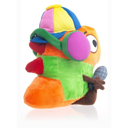 Soft dino toy "Ricky in headphones", with sound, 20 cm-9