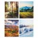 A notebook of 96 sheets in Calligrata "Nature", covered cardboard, block No. 2, whiteness 75% (gray sheets), mix
