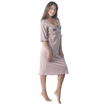 Night shirt Sleeping Beauty, size 44, pink color-3