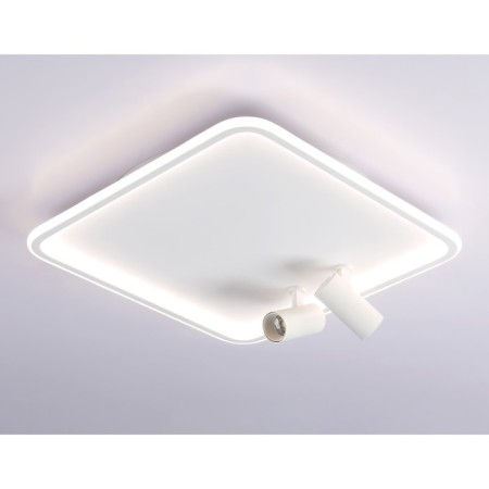 LED ceiling LED with Ambrella Light, Linetech, FL5114, LED, 97 W, 7275LUM, 3000-6400K, white color.-1