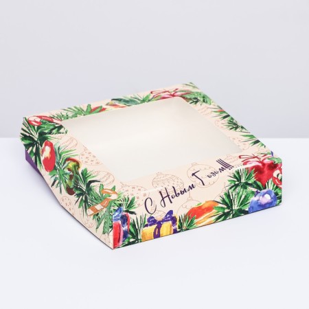 Folding box with the window "mood", 15 x 15 x 4 cm-1