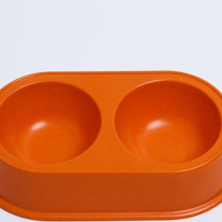 Bamboo double bamboo, 23.5 x 13 x 5 cm, orange-2